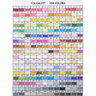 [ARTDOOR] Bộ bút Marker TOUCHLIIT 6 Cơ Bản (hộp nhựa) diễn họa kiến trúc, đô thị, đồ án nội thất