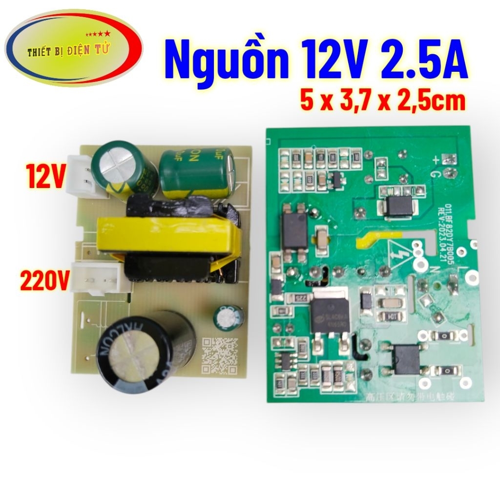 Nguồn không vỏ 12V 2.5A 30W