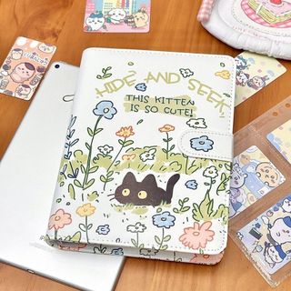 Sổ Đựng Card Binder A5 Rỗng 6 Còng Album Butterfly Tặng 10 Sheet Đựng 10 Ảnh 3 Inch