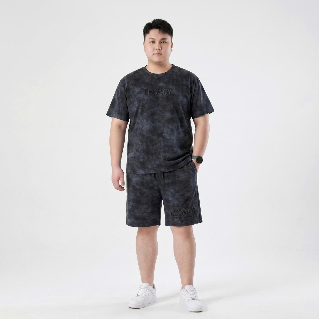 Bộ Thun Nam Bigsize 80-140kg AKYOO Cao Cấp, Chất Liệu Cotton Co Giãn, Thoáng Mát, Akyoo Bigsize-  SE