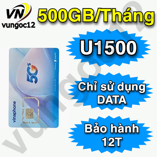 SIM 4G VINA  D159V U1500 D500 12TD49 FHAPPY BIG50Y D89Y 14T KHÔNG NẠP TIỀN