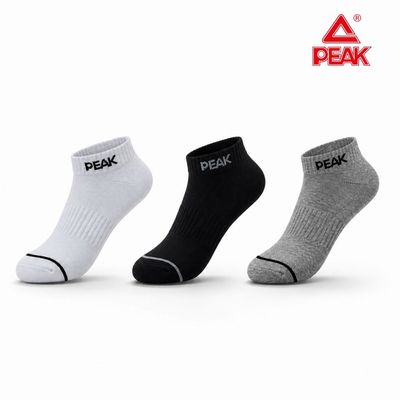 Tất Thể Thao PEAK  Cotton Co Dãn Thoáng Khí WW59333 W1240901