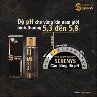Combo 2 Nước Rửa Vệ Sinh Nam Serenys – Làm Sạch Dịu Nhẹ, Hỗ Trợ Khử Mùi, Chăm Sóc Hằng Ngày