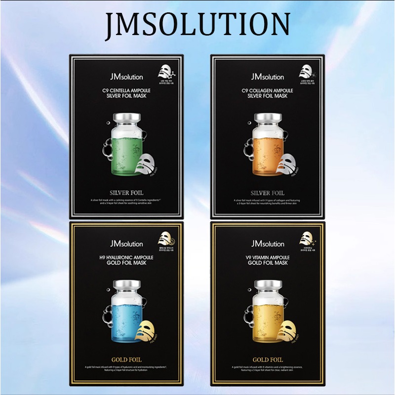 Hộp 10 Mặt Nạ Vitamin Collagen JMSolution Cấp Ẩm Dịu Da Sáng Da Nâng Cơ Chuyên Sâu Dành Cho Da Nhạy 