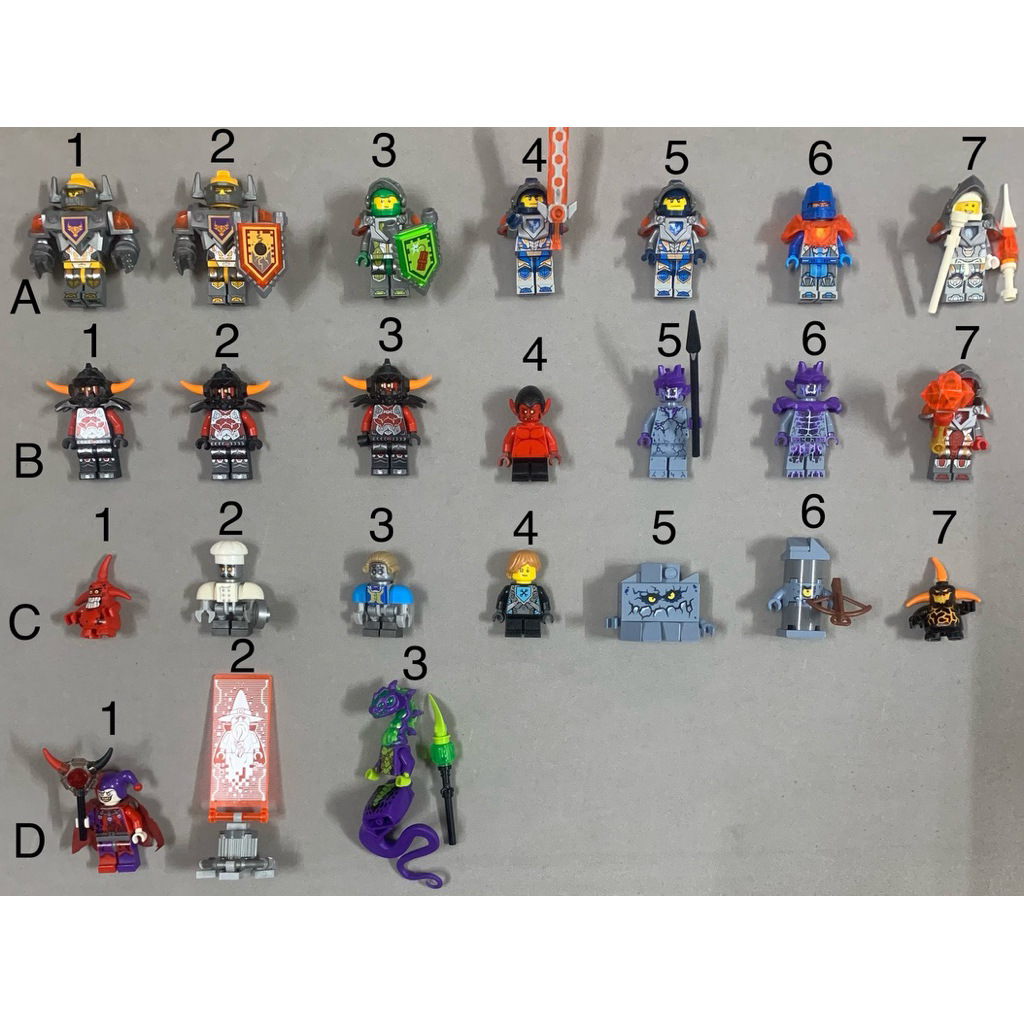 Đồ chơi mô hình sưu tầm nhân vật nexo knights ninjjago