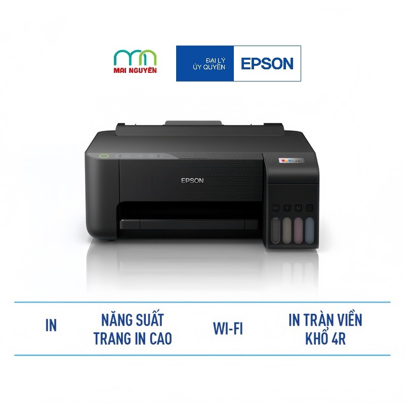 Máy In Phun Màu Epson L1250 Chính Hãng – Có WiFi, In Không Dây, Tiết Kiệm Mực, Bảo Hành 12 Tháng