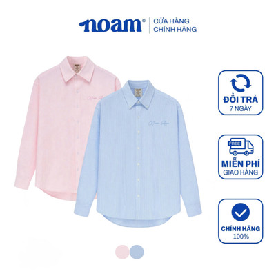 Áo sơ mi dài tay NOAM Asia Signature Oxford - Kẻ hồng/ kẻ xanh