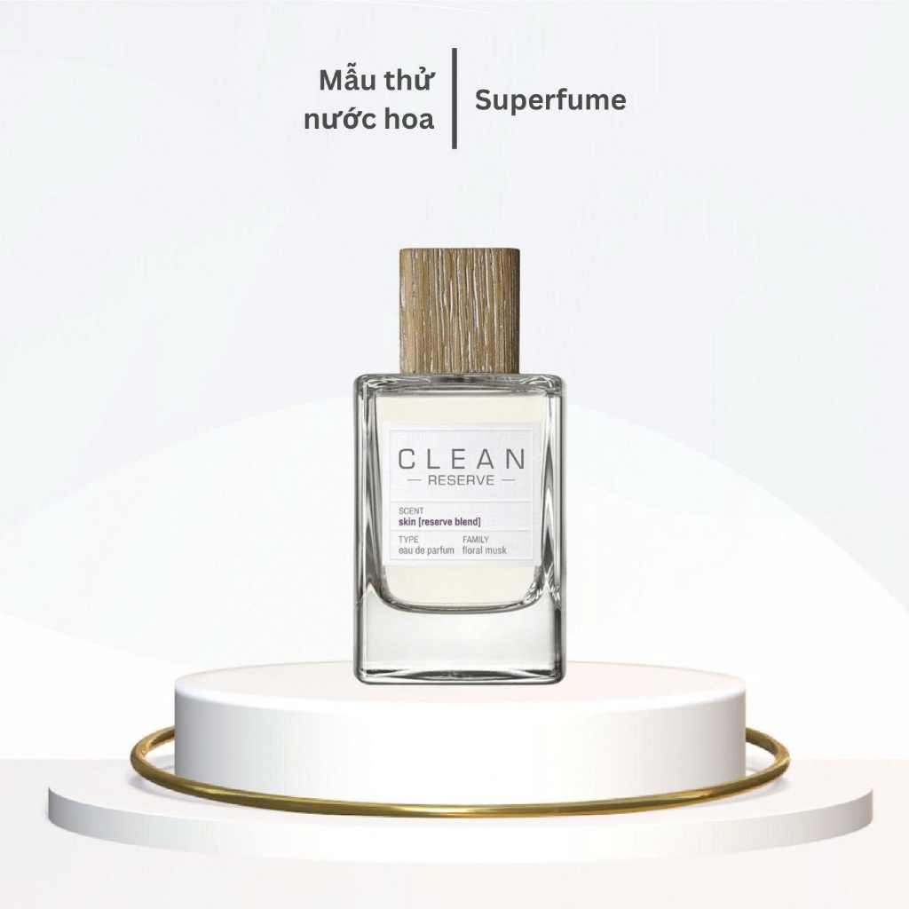 [ Mẫu thử ] Nước hoa unisex Clean Reserve Skin EDP