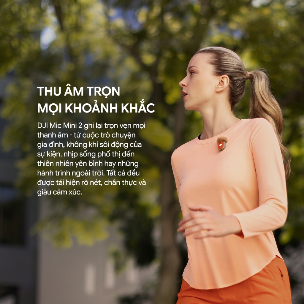 DJI Mic Mini 2 Chính hãng | Thu Âm Không Dây | Nhỏ Gọn | Khử Ồn 2 Cấp Độ | Màu Sắc Trẻ Trung | BigBuy360 - bigbuy360.vn
