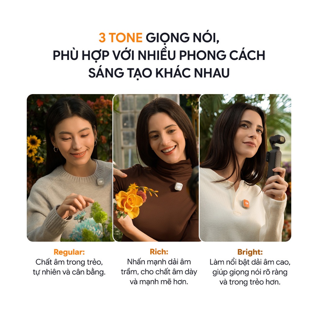 DJI Mic Mini 2 Chính hãng | Thu Âm Không Dây | Nhỏ Gọn | Khử Ồn 2 Cấp Độ | Màu Sắc Trẻ Trung | BigBuy360 - bigbuy360.vn