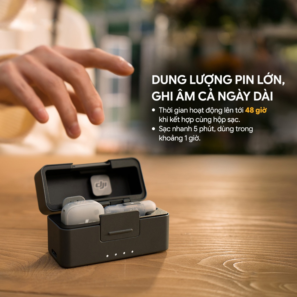 DJI Mic Mini 2 Chính hãng | Thu Âm Không Dây | Nhỏ Gọn | Khử Ồn 2 Cấp Độ | Màu Sắc Trẻ Trung | BigBuy360 - bigbuy360.vn