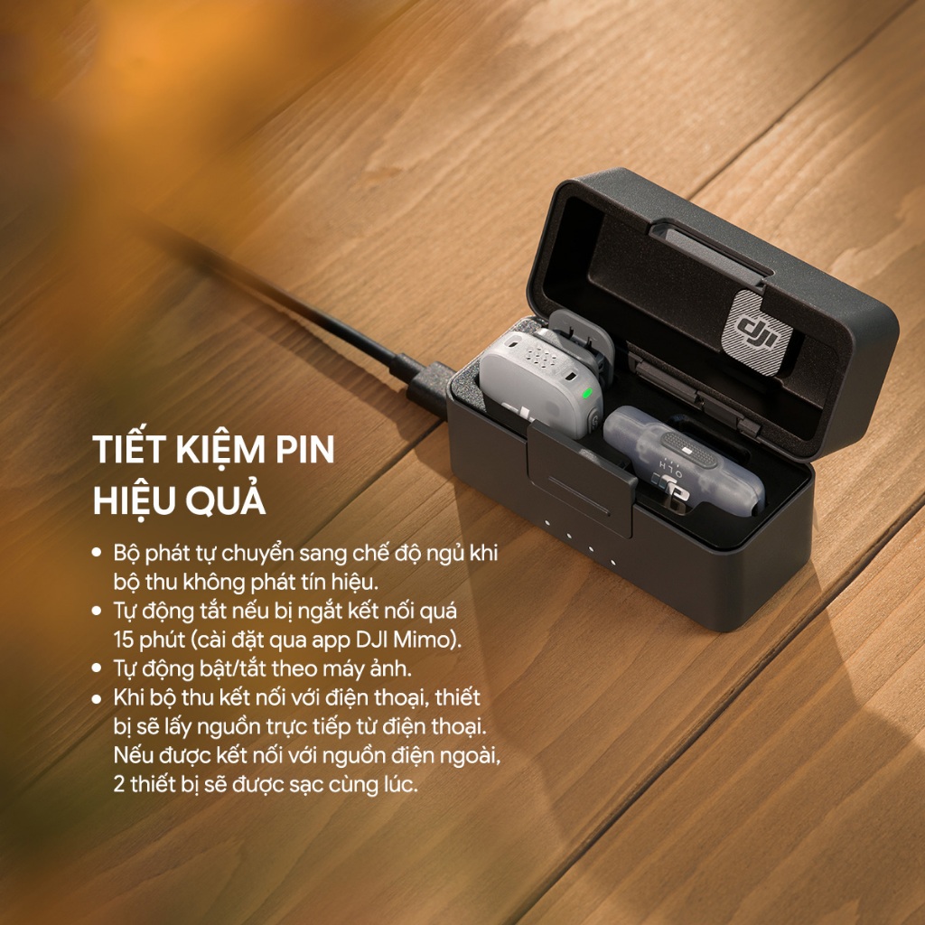 DJI Mic Mini 2 Chính hãng | Thu Âm Không Dây | Nhỏ Gọn | Khử Ồn 2 Cấp Độ | Màu Sắc Trẻ Trung | BigBuy360 - bigbuy360.vn