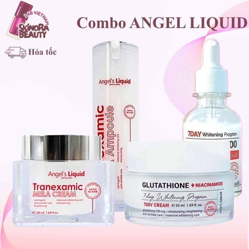 Kem Dưỡng Trắng Da Angel's Liquid Tinh Chất 7 Day Whitening 700V Xóa Thâm Mờ Sạm Angel's Liquid - Sk