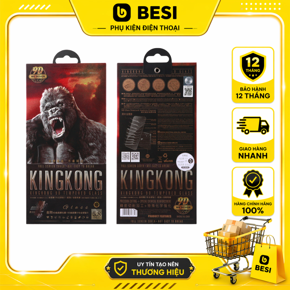 Kính Cường Lực WEKOME Screen Protector WTP-014