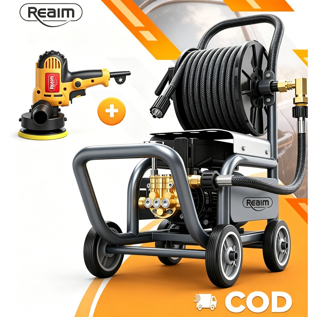 REAIM máy rửa xe+máy đánh bóng công nghiệp Bộ chăm sóc xe hơi Đánh bóng, đánh sáp và làm sạch Tiệm rửa xe thương mại