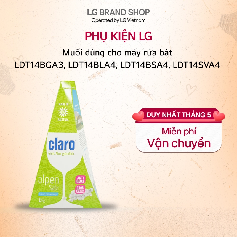 Muối dùng cho máy rửa bát| LDT14BGA3, LDT14BLA4, LDT14BSA4, LDT14SVA4