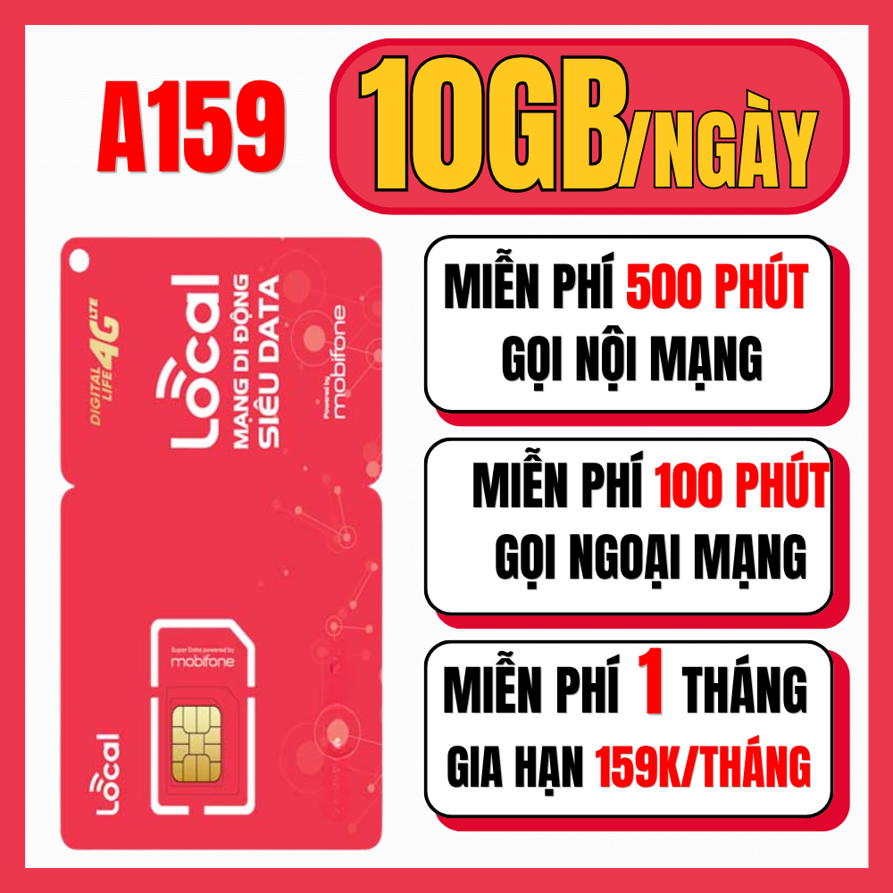 BÁN SIM 4G MOBI VNSKY LOCAL TẶNG DATA KÈM PHÚT GỌI CHỈ 69K/THÁNG A69 A79 SKY69a A119 sky69 a68