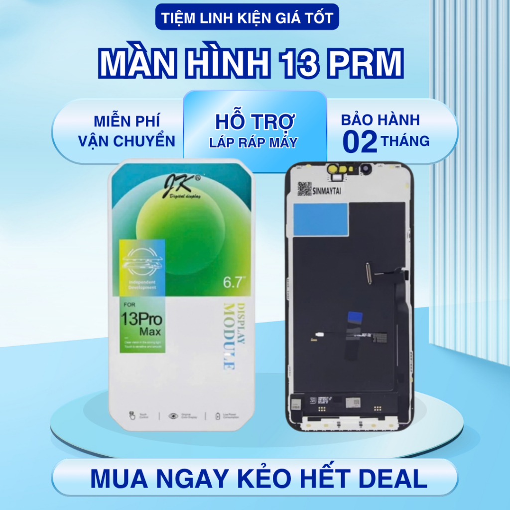 Màn hình tương thích 13 PRM JK INCELL (Tặng kèm keo)