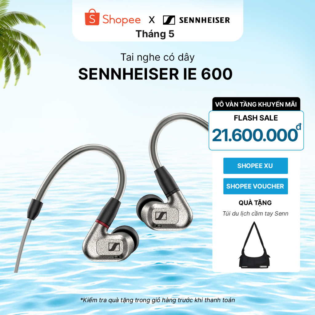 Tai nghe có dây Sennheiser IE 600 - Hàng Chính hãng