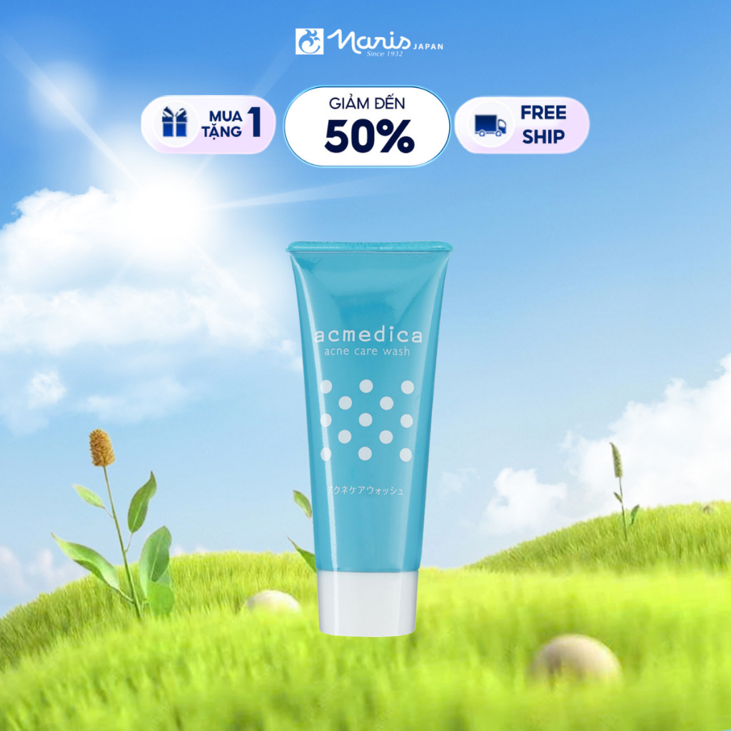 Sữa rửa mặt cho da dầu & mụn Naris Acmedica Acne Care Wash 100gr