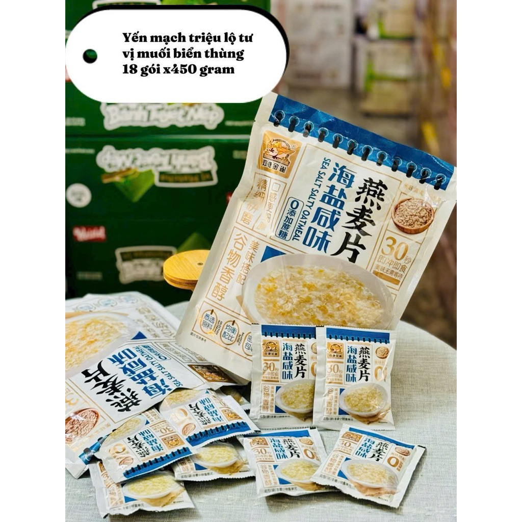 Yến Mạch Triệu Lộ Tư Vị Muối Biển Gói 450g