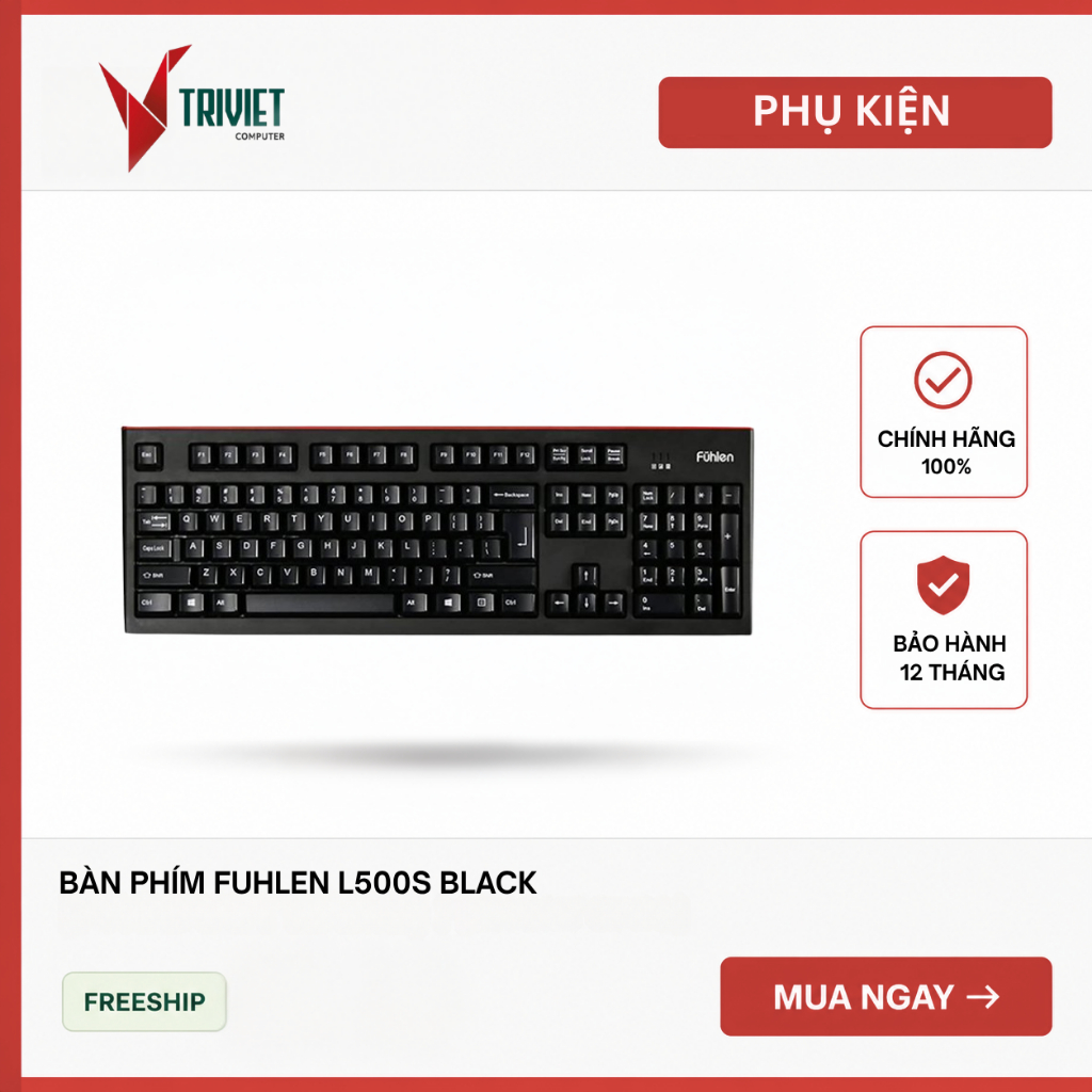 Bàn phím Fuhlen L500S Black