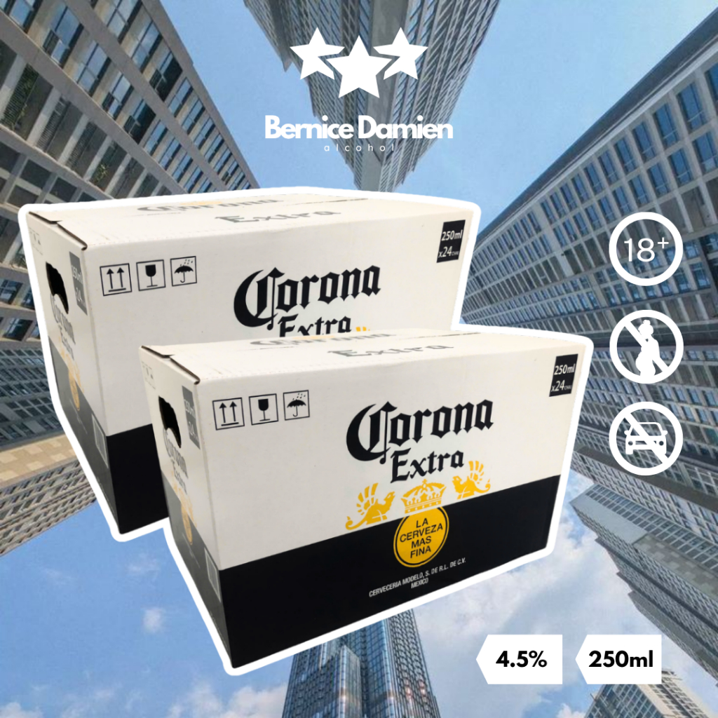 [COMBO 2 THÙNG] Bia Corona Extra 24 Chai 250ml Nồng Độ 4.5% Ngon Chất Lượng (Date 03/2027)