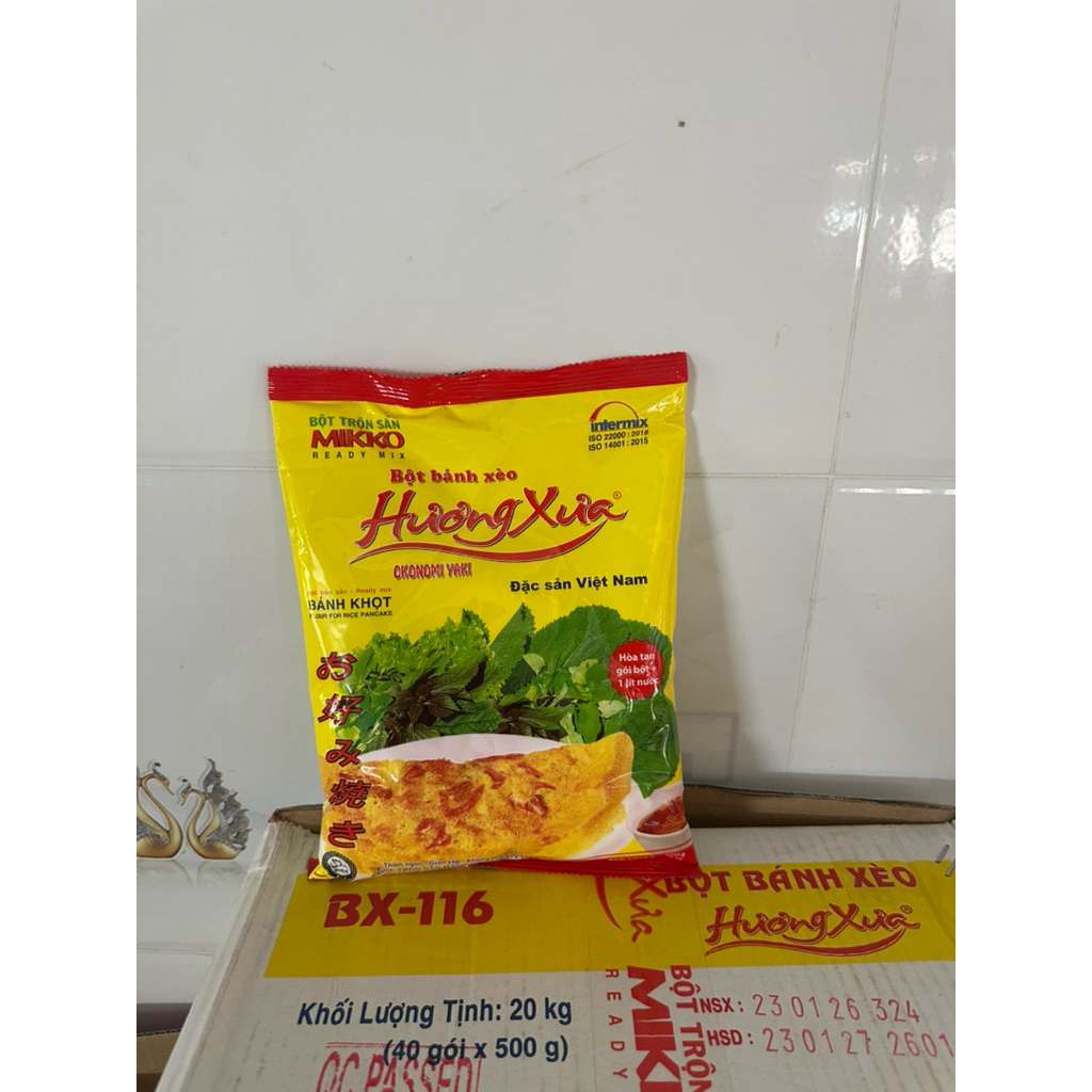 Bột bánh xèo Hương Xưa 500g (bánh xèo/bánh khọt)