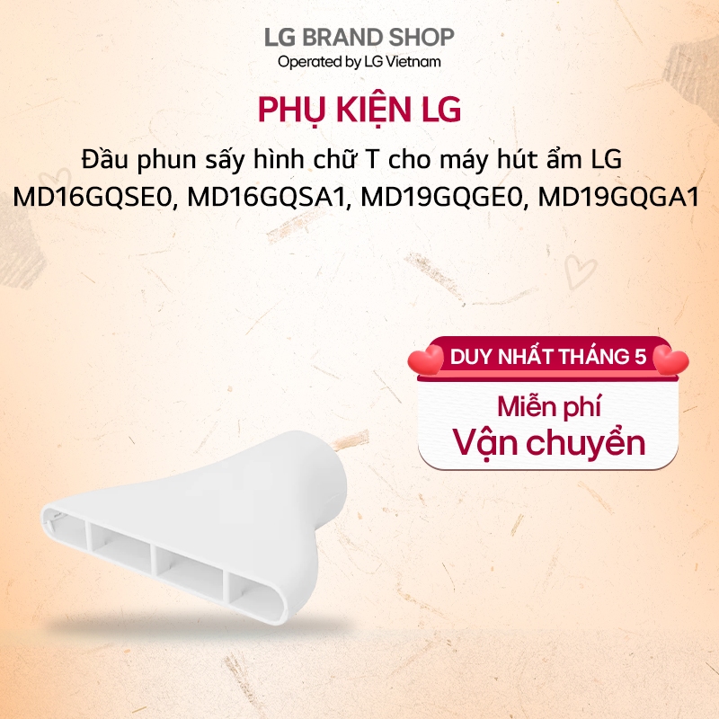 Đầu phun sấy hình chữ T cho máy hút ẩm LG | MD16GQSE0, MD16GQSA1, MD19GQGE0, MD19GQGA1