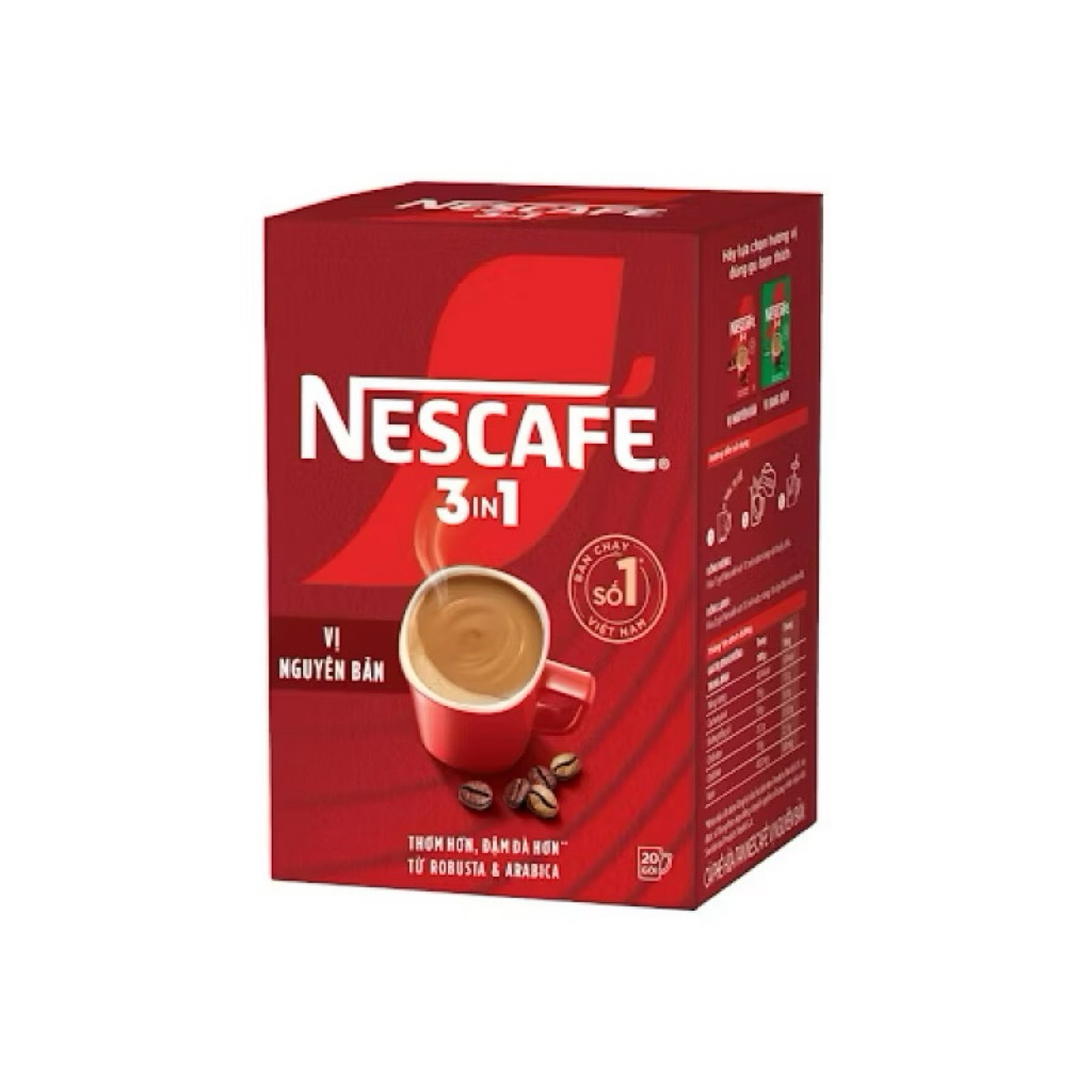 cà phê hòa tan NESCAFE 3in1(1 hộp 20 gói)