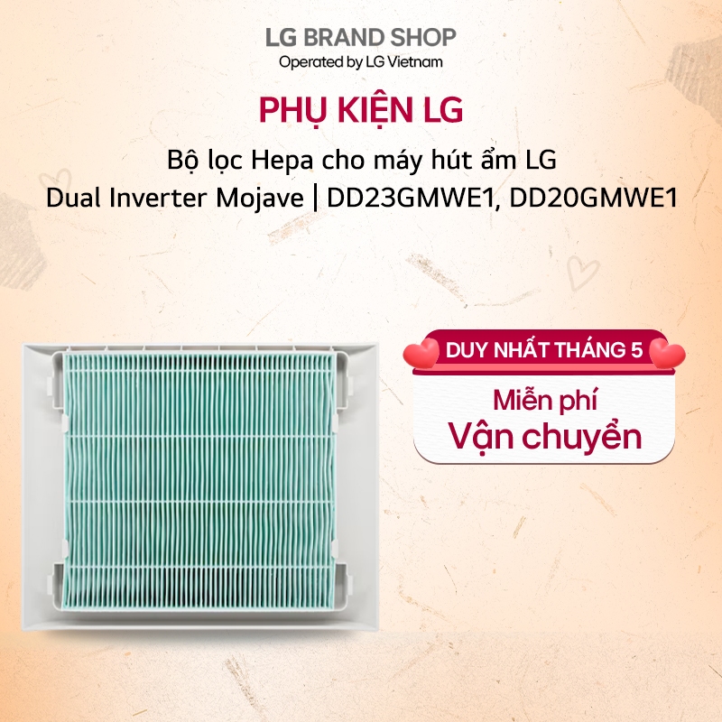 Bộ lọc Hepa cho máy hút ẩm LG Dual Inverter Mojave | DD23GMWE1, DD20GMWE1