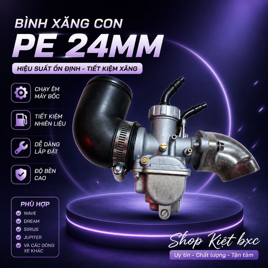 Bình Xăng Con : Ls Nova (Họng 24)