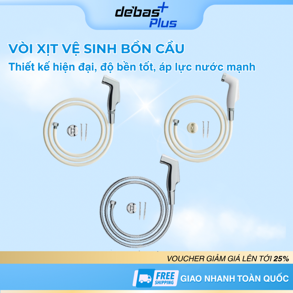 Vòi xịt vệ sinh bồn cầu toilet cầm tay thông minh INAX CFV-105MM, INAX CFV-102A,102MM