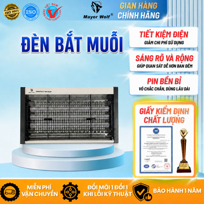 [Chính hãng] Đèn đuổi muỗi diệt côn trùng Mayor Wolf 220v LED Đèn tia cực tím
