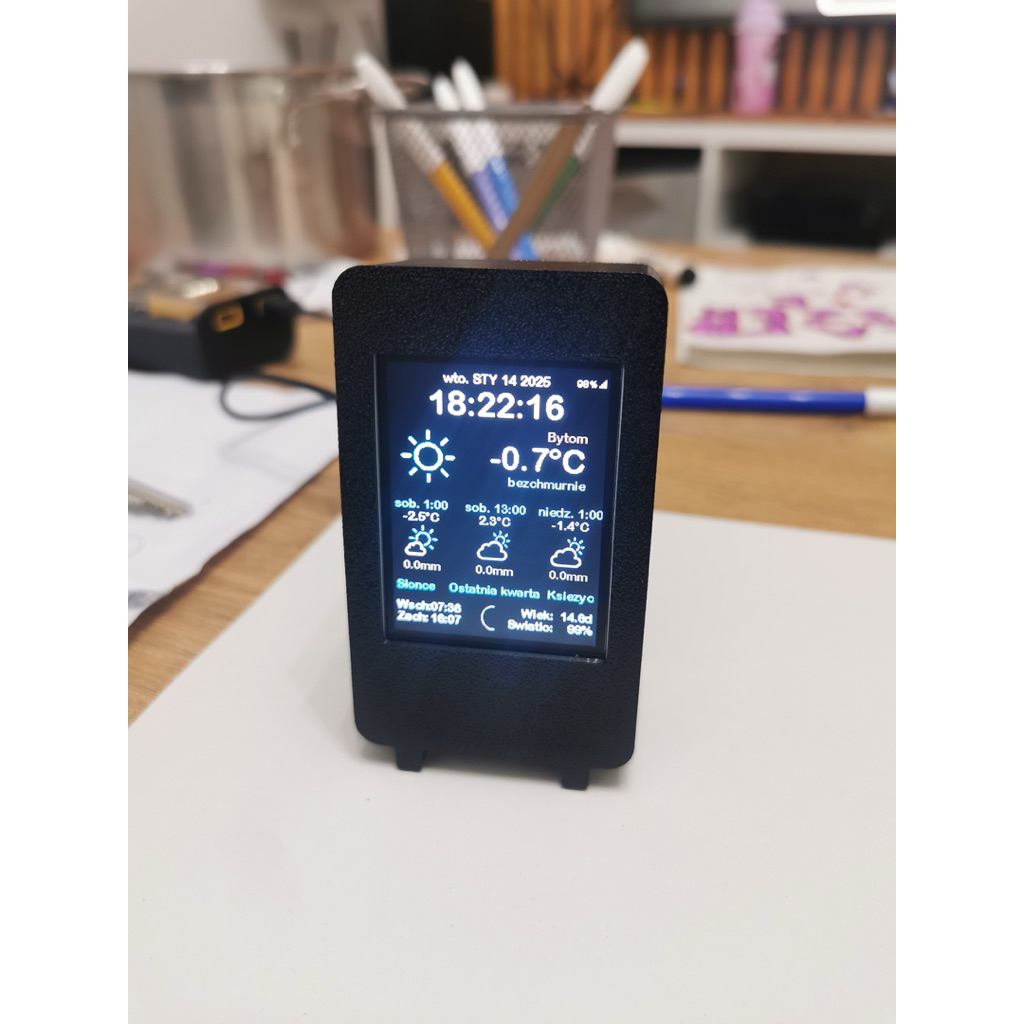 Vỏ In 3D Xiaozhi AI Chatbot - Phiên Bản Màn Hình 2.4 Inch Cao Cấp