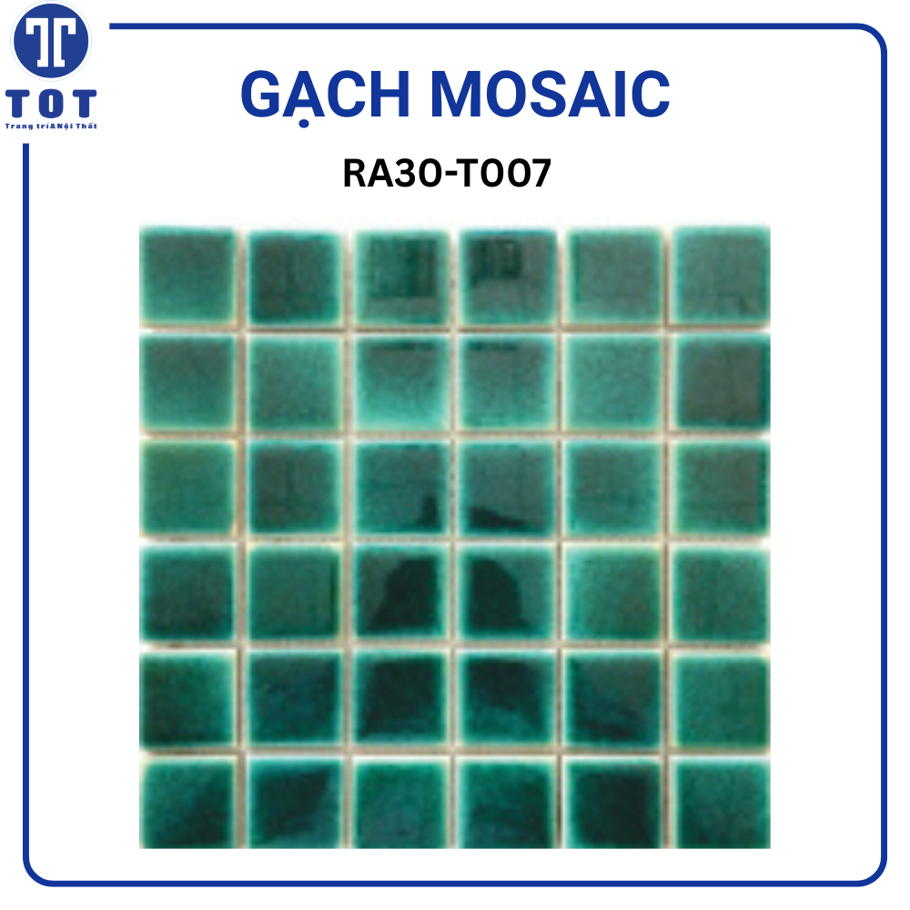 GẠCH MOSAIC MEN RẠN QUANG MINH - CHẤT LIỆU GỐM SỨ CAO CẤP