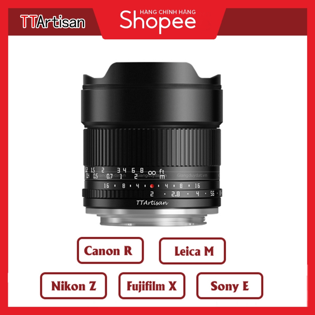 Ống Kính MF TTArtisan 10mm F2 ASPH