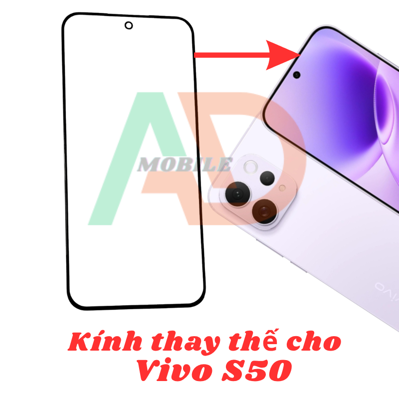 AD mặt kính Vivo S50, kính dùng ép cho Vivo S50