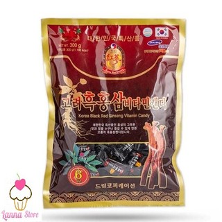 【CHÍNH HÃNG】Kẹo Hắc Sâm Kwangdong Vitamin Hàn Quốc 300g Tăng Sức Đề Kháng Kẹo Hồng Sâm Healthy