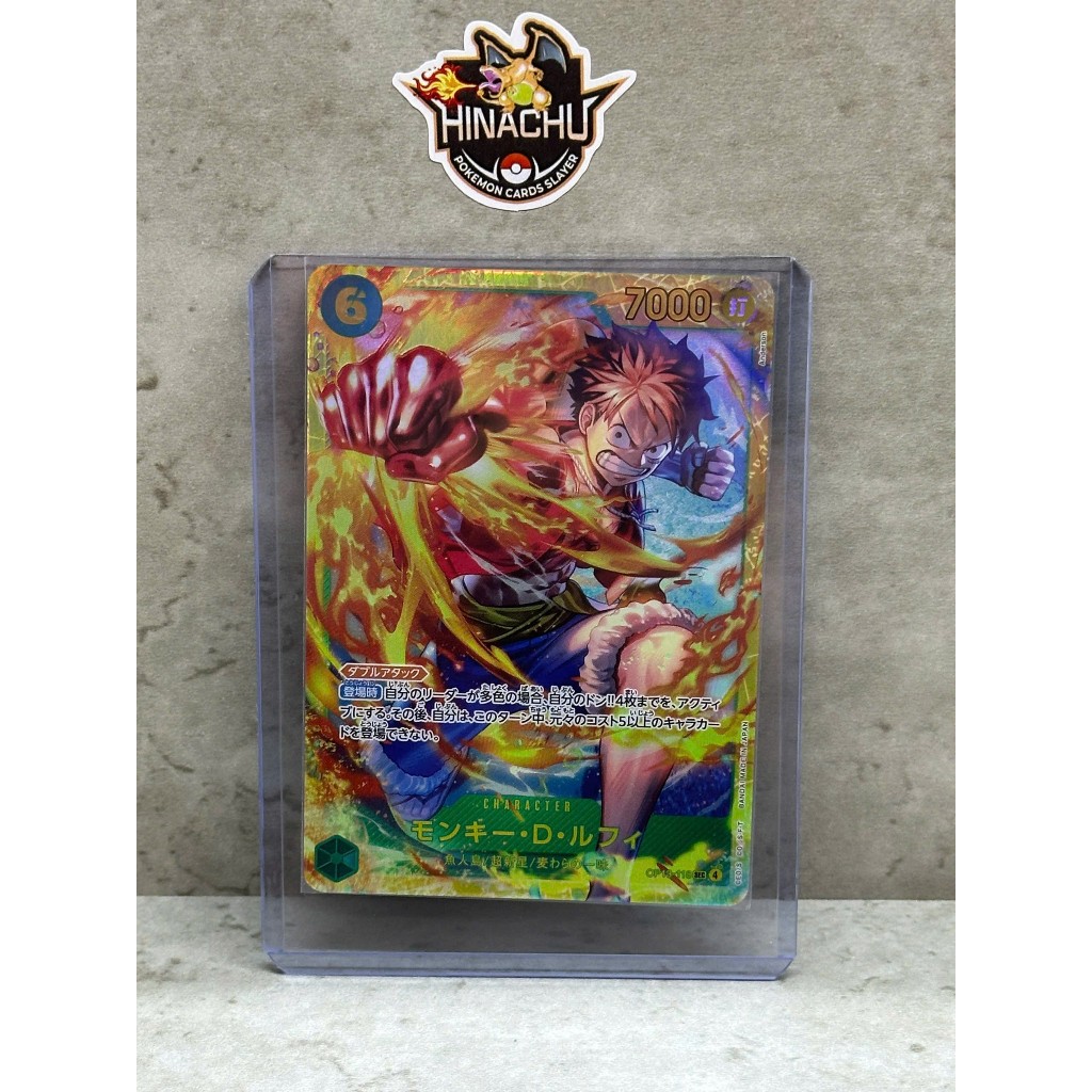 Thẻ bài one piece | Monkey D. Luffy SEC OP13-118 - One Piece - Carrying On His Will - Japanese | Hàn