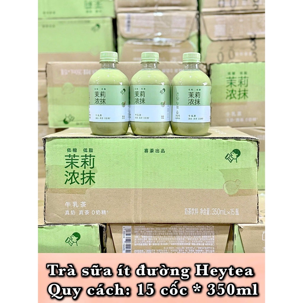 Trà sữa chân trâu ít đường Heytea 500ml