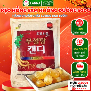 Kẹo hồng sâm không đường kwangdong vitamin hàn quốc 500g tăng sức đề kháng kẹo healthy
