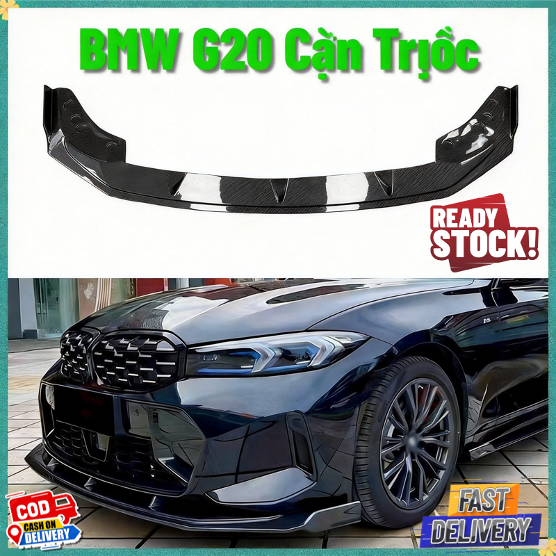 Độ riêng BMW G20/G28 | Cản trước M Sport dáng 3D | Chi tiết vân carbon | Phụ kiện độ carbon