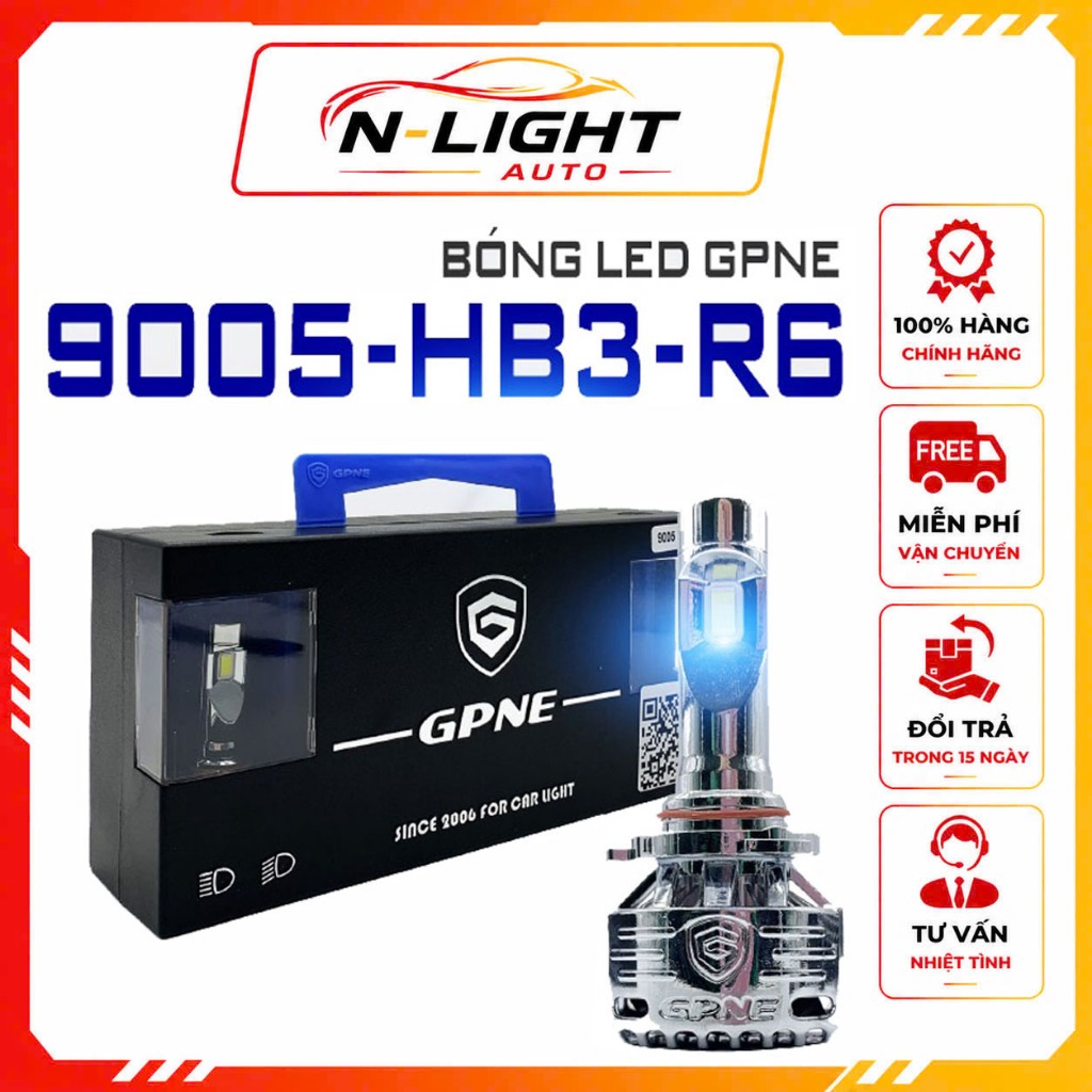 Đèn Led Tăng Sáng GPNE 9005/HB3 – R6
