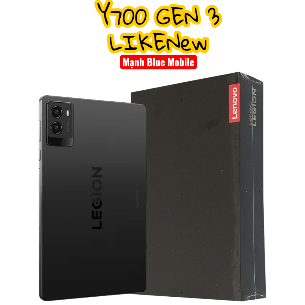 LENOVO LEGION Y700 GEN 3 98-99% - SNAPDRAGON 8 GEN 3 - MÀN 8.8 INCH 165HZ - PIN 6550MAH
