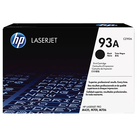 Mực in 93A Black Original LaserJet Toner Cartridge (CZ192A)