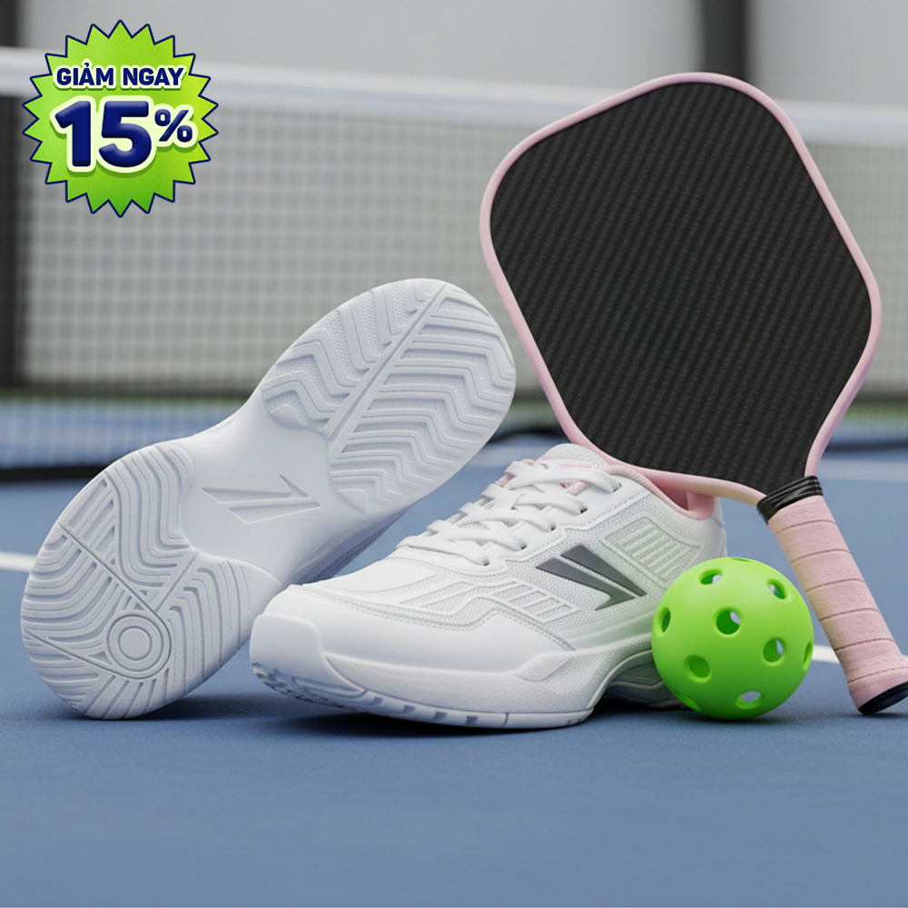 Giày Pickleball FITGON Urban Court Whitestrike - Giày Pickleball cao cấp chính hãng