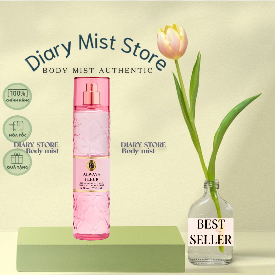 𝐃𝐢𝐚𝐫𝐲𝐦𝐢𝐬𝐭.𝐬𝐭𝐨𝐫𝐞 Xịt Thơm Toàn Thân Body mist Bath & Body Works - Always Fleur