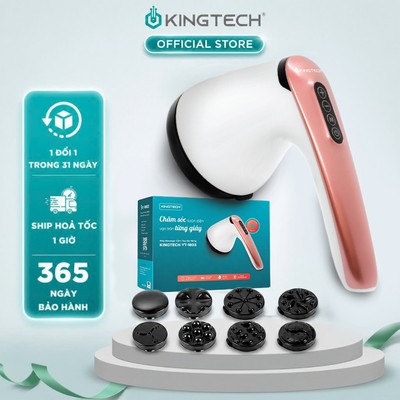 Máy Massage Cầm Tay Dành Cho Chị Em KINGTECH YT-1803 - Mát Xa Toàn Thân Đa Năng, Chuyên Sâu Cho Eo Bụng, Cổ - Chính Hãng