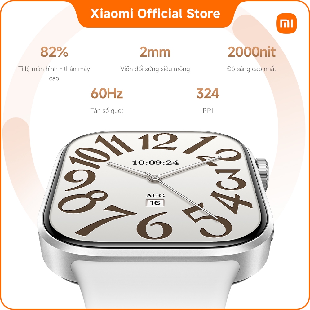 Đồng hồ thông minh Redmi Watch 6 | Màn AMOLED 2.07" | Đàm thoại qua bluetooth | Pin lớn 550 mA | BigBuy360 - bigbuy360.vn